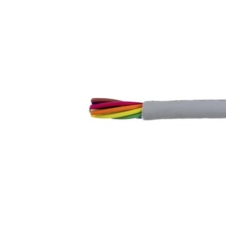 Alpha Wire Pro-Tekt Datenkabel 0,23 Mm² Ø 5.44mm PVC Isoliert Mehrleiter Grau