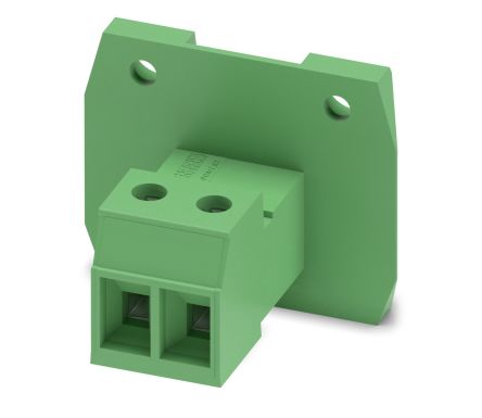 Phoenix Contact, 7.62mm Pitch, DFK-PC 4/ 2-GF-7.62, 2 Way,, Pluggable Terminal Block, Feed Through Header, Cable