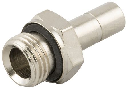 RS PRO Push-in Fitting, M5 Male To Push In 4 Mm, Threaded-to-Tube Connection Style