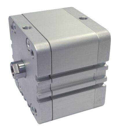 RS PRO Pneumatic Compact Cylinder - 80mm Bore, 200mm Stroke, Double Acting