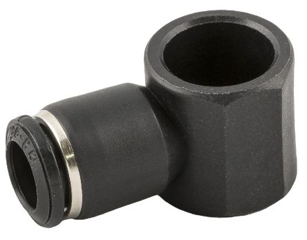 RS PRO Banjo Tube Bodies, M6 Female To Push In 6 Mm, Threaded-to-Tube Connection Style