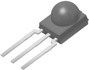 Vishay Infrarot-Empfänger 2,5 → 5,5 V 3- Pins 38kHz Fotodetektor, Vorverstärker, Max. Bereich 30m ±45°