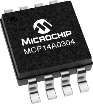 Microchip Driver Gate MOSFET MCP14A0304T-E/MS, CMOS, 3 A, 18V, MSOP, 8-Pin