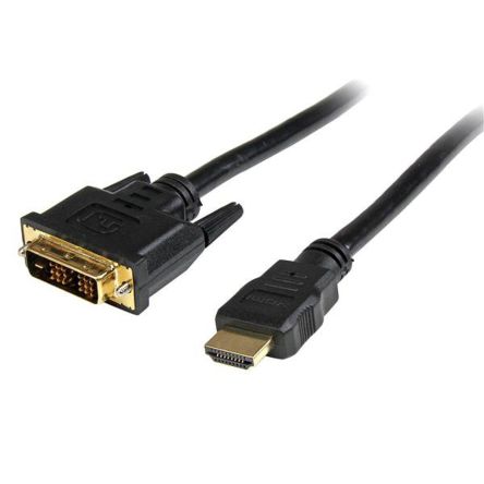 Startech HDMI线, HDMI公转DVI-D公, HDMI 1.2, 3m长