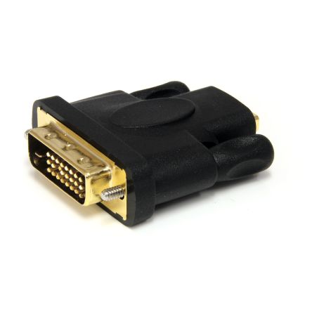 StarTech.com HDMI-Kabel A HDMI Buchse B DVI-D Stecker 1920 X 1200 Max., 50mm, Schwarz