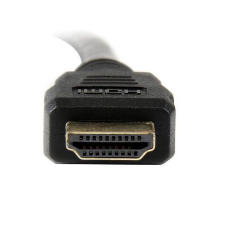 StarTech.com HDMI-Kabel A HDMI Stecker B DVI-D Single Link Stecker Hohe Geschwindigkeit 1920 X 1200 Max., 0.5m, Schwarz