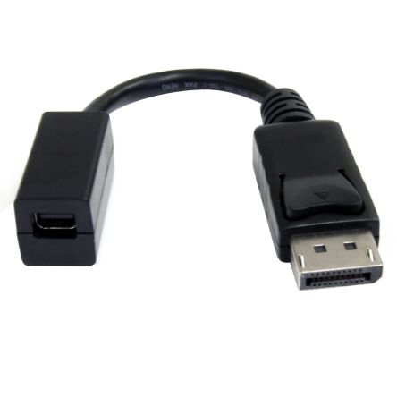 StarTech.com Câble DisplayPort Startech, DisplayPort/ DP Mâle (port D'affichage) Mini M /F En 150mm Noir
