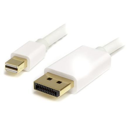 StarTech.com Male Mini DisplayPort To Male DisplayPort, PVC Cable, 4K @ 60 Hz, 2m