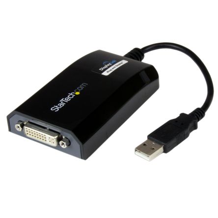 StarTech.com USB A to DVI Adapter, USB 2.0, 1 Supported Display(s) - 1920 x 1200