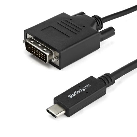 StarTech.com USB C to DVI Adapter Cable, USB 3.1, 1 Supported Display(s) - 1920 x 1200