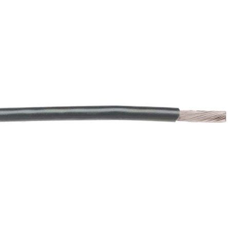 Alpha Wire Cable De Equipamiento De PTFE 5854/7 SL005, área Transversal 0,23 Mm² Filamentos Del Núcleo 7/0,20 Mm Gris,