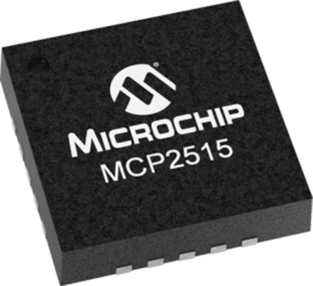 Microchip CANbus Controller, 1Mbit/s 1 Transceiver Sleep, Standby 10 MA, QFN 20-Pin