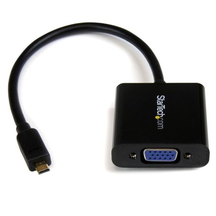 StarTech.com Micro HDMI To VGA Adapter, 255mm Length - 1920 X 1080 Maximum Resolution