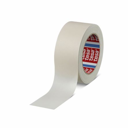 Tesa 4317 Papier Abdeckband Beige, Stärke 0.14mm Naturgummi-Kleber 50mm X 50m