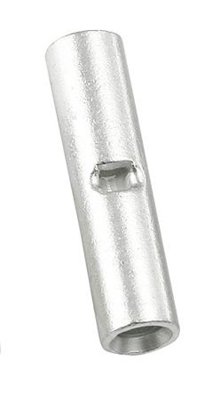 RS PRO Kabelschuh Flachstift, Unisoliert, L. 15mm, D. 0.8mm