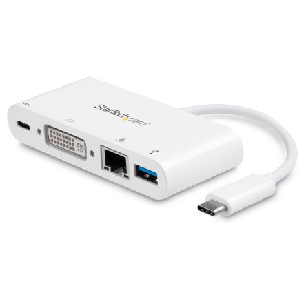 StarTech.com USB C Multiport Adapter - With Power Del