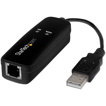 StarTech.com Adaptateur USB Ethernet Startech, USB 2.0 Vers RJ11