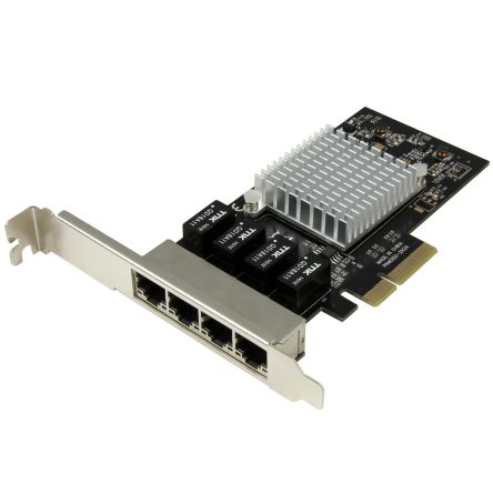 StarTech.com StarTech 4 PCIe Netzwerkkarte, 10/100/1000Mbit/s RJ45, Wake On LAN