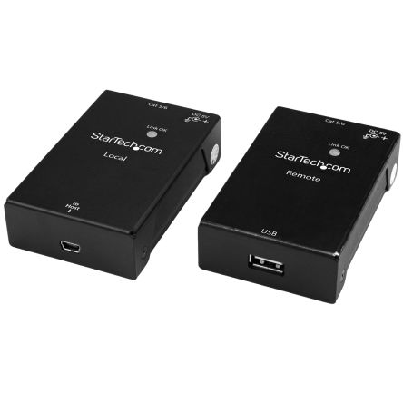 StarTech.com USB-Extender, 50m, USB 2.0, CATx 1-Port, 80 X 52 X 22mm Lokales Gerät