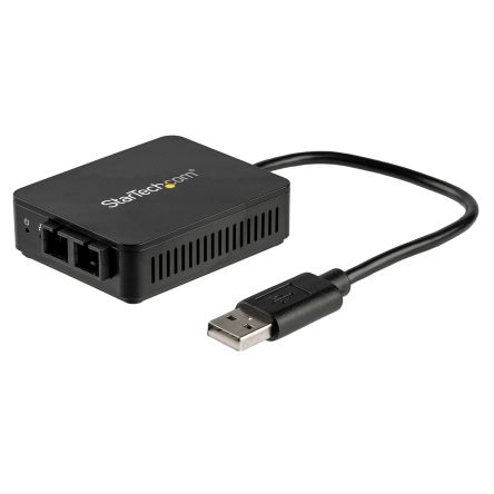 StarTech.com USB-Ethernet-Adapter USB 2.0 A USB A B SFP-Lichtwellenleiter Buchse Anschluss 1