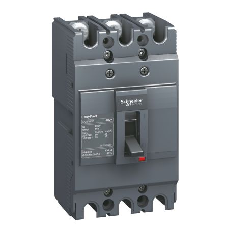 Schneider Electric Interruttore Magnetotermico Scatolato LV510838, 3, 40A, 440V, Potere Di Interruzione 20 KA