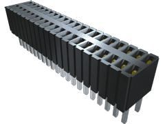 Samtec Conector Hembra Para PCB Serie SLM, De 12 Vías En 1 Fila, Paso 1.27mm, 5.2A, Montaje En Orificio Pasante, Para