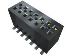 Samtec Conector Hembra Para PCB Serie FLE, De 22 Vías En 2 Filas, Paso 1.27mm, 2.9A, Montaje Superficial, Para Soldar