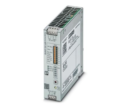 Phoenix Contact 18 → 30V dc Input DIN Rail Uninterruptible Power Supply (480W), QUINT4