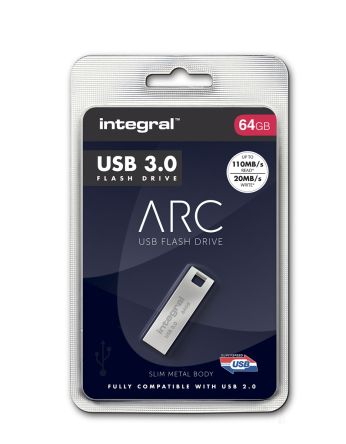 Integral Memory, USB-Flash-Laufwerk, 64 GB, USB 3.1, USB 3.1 - Flash-Laufwerk