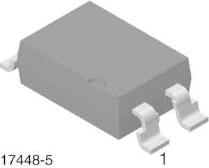 Vishay SMD Optokoppler DC-In / Phototransistor-Out, 4-Pin SMD, Isolation 5,3 KV Eff