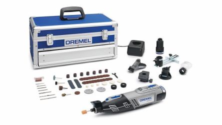 Dremel 8220 Akku Multifunktionswerkzeug Rotationswerkzeug 5000 → 35000U/min, UK-Netzstecker L. 250mm