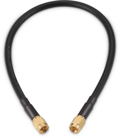 Wurth Elektronik Cable Coaxial RG58, 50 Ω, Con. A: SMA, Macho, Con. B: SMA, Macho, Long. 304.8mm Blanco