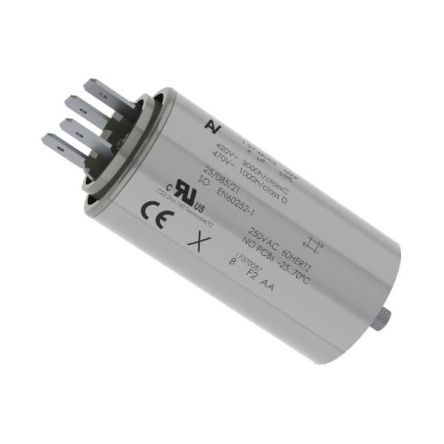 KEMET C27 Folienkondensator 4μF ±5% / 470V Ac, THT