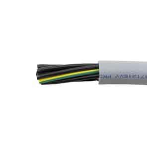 Alpha Wire YY Steuerkabel, 2-adrig X 1 Mm² Grau, 100m