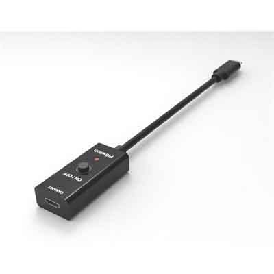 Canakit Micro USB A Micro USB Hembra Con Interruptor De Encendido De Color Negro