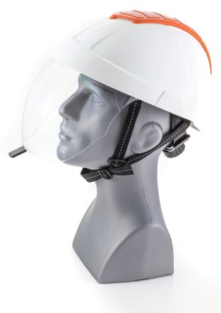 Alpha Solway E-Man Schutzhelm Und Augenschutz, ABS Weiß