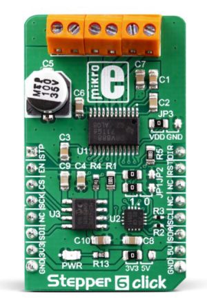 MikroElektronika Microcontroller Development Kit, Stepper 6 Click