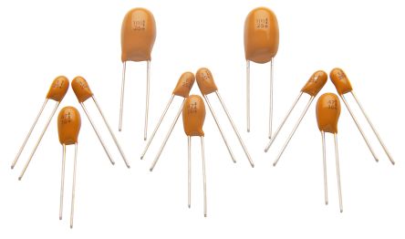 RS PRO 10μF Electrolytic Tantalum Electrolytic Capacitor 25V Dc