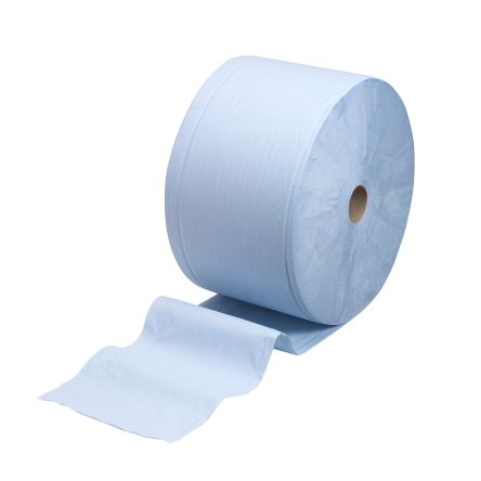 Kimberly Clark WypAll Papierhandtuch 3-lagig Blau, 380 X 235mm