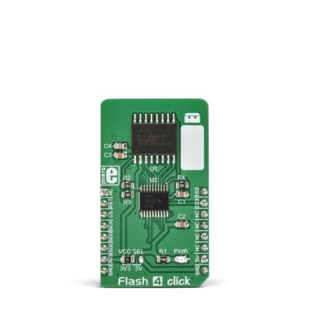 MikroElektronika Entwicklungskit, Zusatzplatine, Flash 4 Click
