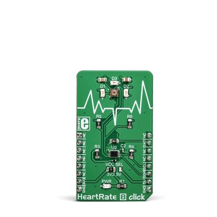 MikroElektronika Heart Rate 8 Click Board Entwicklungskit