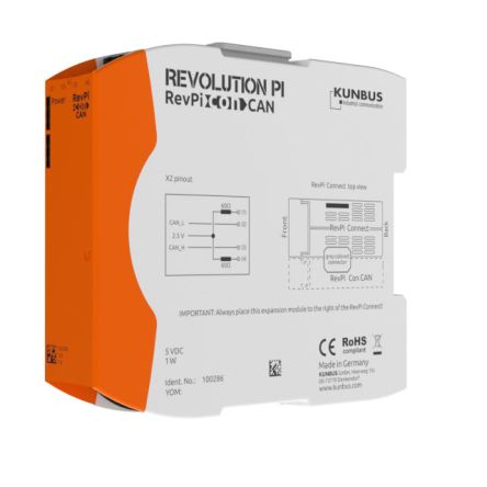 Revolution PI PLC-Erweiterungsmodul Für RevPi Connect(+), 110,5 X 22,5 X 96 Mm