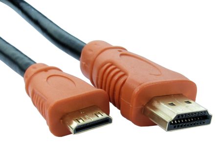 RS PRO HDMI-Kabel A HDMI Stecker B Mini-HDMI Stecker 4K Max., 2m