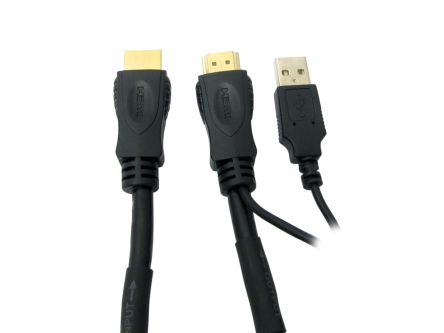 RS PRO HDMI-Kabel A HDMI Stecker B HDMI Stecker 1080p Max., 15m