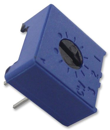 Vishay 63P 1-Gang THT Trimmer-Potentiometer, Einstellung Von Oben, 5kΩ, ±10%, 0.5W, Pin, L. 9.52mm