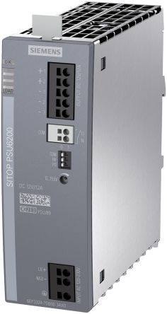 Siemens SITOP PSU6200 Switch Mode DIN Rail Power Supply, 85 → 264V Ac Ac, Dc Input, 12V Dc Dc Output, 12A