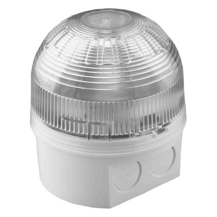 Klaxon LED Alarm-Leuchtmelder Klar / 106dB, 17 → 60 V Dc