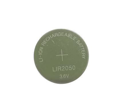 RS PRO LIR2050, Lithium Knopfzelle Ø 20mm, 2.75V / 80mAh