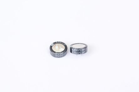 RS PRO 1F Supercapacitor -20 → +80% Tolerance 5.5V Dc, Through Hole