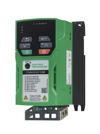 Control Techniques Inverter Drive, 0.25 KW, 1 Phase, 200 → 240 V Ac, 1.7 A, C300 Series